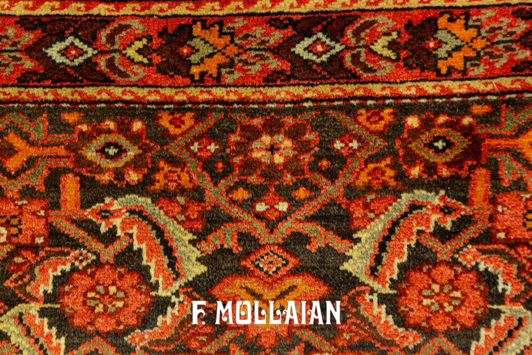 Antique Persian Mishan All-Over «Moharammat» Design Rug n°:21816569